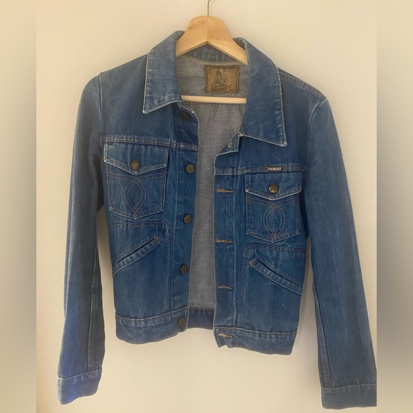 Vintage western denim jacket - Picture 2 of 9